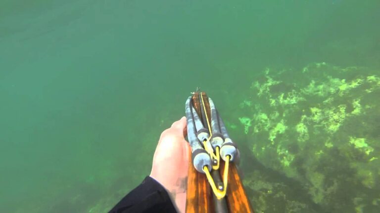 Spear fishing - From the hip